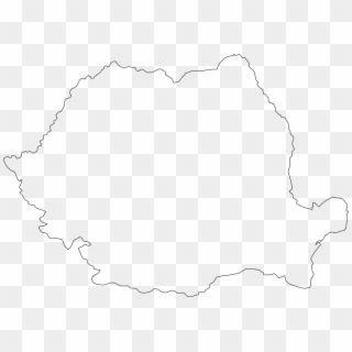 Florida Map Outline Png - Romania Country Png, Transparent Png