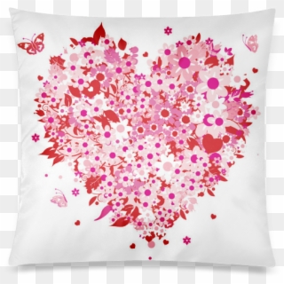 Buy Clipart Mothers Day Hearts Custom Zippered Pillow - Valentine Day Window Displays, HD Png Download