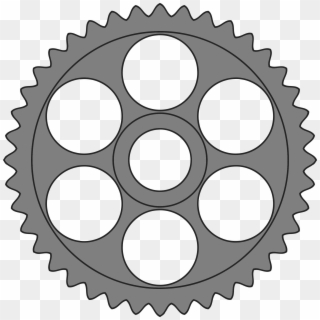 This Free Icons Png Design Of 40-tooth Gear With Circular - Wheel With Spokes Clipart, Transparent Png