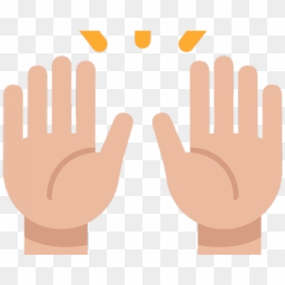 Celebration Emoji Png - Raising Both Hands Emoji Png, Transparent Png