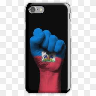 Flag Of Haiti On A Raised Clenched Fist Iphone 7 Snap - Iphone 7 Bts Case, HD Png Download