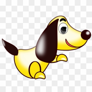 Perro Amarillo Png - Cartoon Dog Yellow Png, Transparent Png
