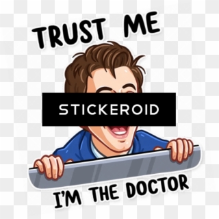 Trust Me I'm The Doctor - Doctor Who Stickers Png, Transparent Png