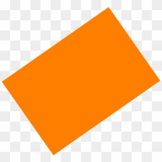Colour Png Shape - Diamond Shape Color Orange, Transparent Png