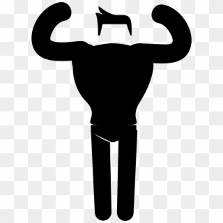 Png File Svg - Muscle Man Icon, Transparent Png