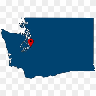 Washington State Map Png , Png Download - Washington State Transparent Background, Png Download