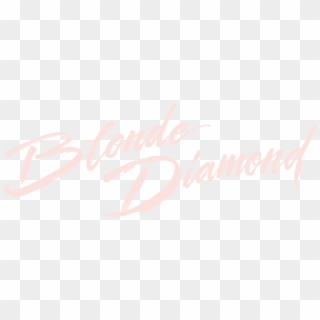 Blonde Diamond - Calligraphy, HD Png Download