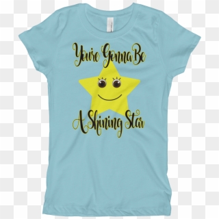 Shining Star Girl's - Active Shirt, HD Png Download