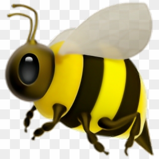 Bee Emoji Ios - Apple Bee Emoji, HD Png Download