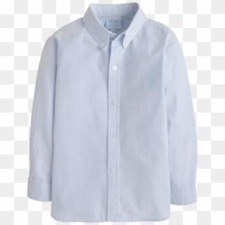 Light Blue Button Down Shirt - Dress Shirt, HD Png Download