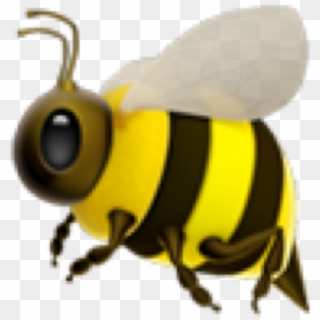 #yellow #bee #emoji 🐝 #freetoedit - Piqure De Guepe Que Faire, HD Png Download