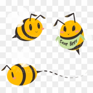 Aerohail Are Friends - Transparent Kawaii Bees, HD Png Download