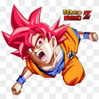 Goku Super Sayajin Deus Png - De Dragon Ball Super Goku, Transparent Png