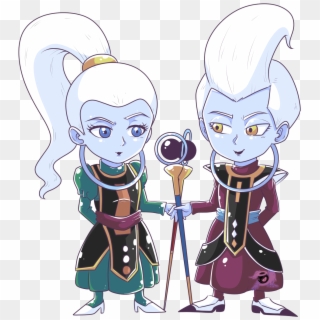 Lil Chibi Whis And Vodas To Go With My Dbchibi Collection - Cartoon, HD Png Download