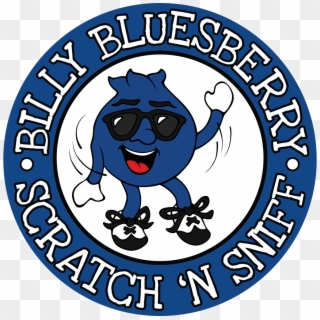 Blueberry Whiffer Stickers Scratch 'n Sniff Stickers - Blueberry Billy, HD Png Download