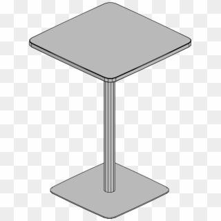 Turnstone Table Cafe Height 30 Square - End Table, HD Png Download