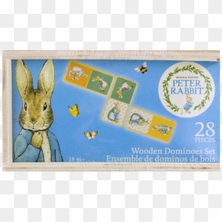 Peter Rabbit Beatrix Potter Wooden Dominoes Set 18m - Rabbit, HD Png Download