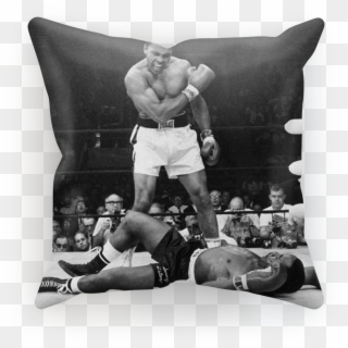 Muhammad Ali Knocks Out Sonny Liston ﻿sublimation Cushion - Cushion, HD Png Download