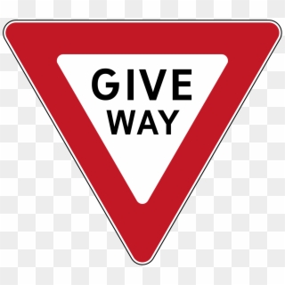 Yield Sign Rules - Nz Give Way Sign, HD Png Download