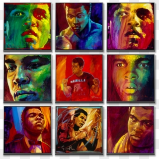 The Muhammad Ali Wall - Collage, HD Png Download