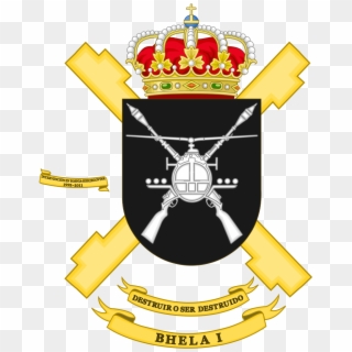 Coat Of Arms Of The 1st Attack Helicopter Battalion - Spanish Military Coat Of Arms, HD Png Download