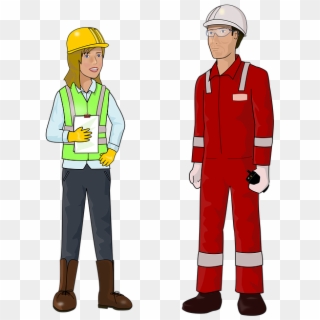 Engineer Engineering Safety Work Job Career - Standing, HD Png Download