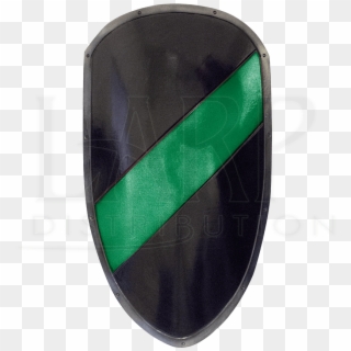 Green And Black Striped Ready For Battle Large Shield - Emblem, HD Png Download