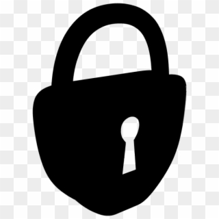 Silhouette, Lock, Key, Security, Padlock, Keyhole, HD Png Download