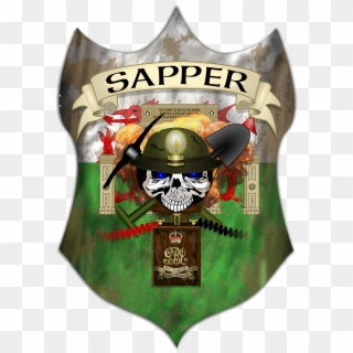Welsh Sapper Engineer Flag Png Image - Emblem, Transparent Png