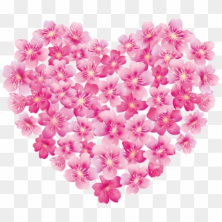 #love #valentinesday #valentine #blast #bloom #flower - Pink Love Heart Flowers, HD Png Download