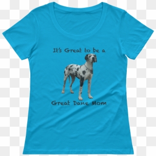 Great Dane Mom Ladies' Scoopneck T-shirt - Chinese Crested Dog, HD Png Download