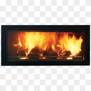 Wood Fire Firebed - Built In Wood Fireplace Nz, HD Png Download