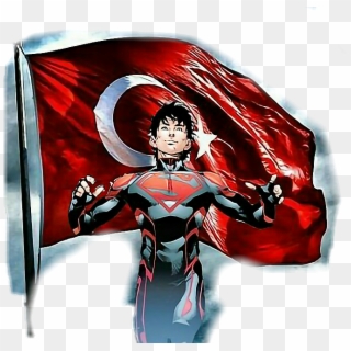 #turkey #superboy - Bayrak Turkiye, HD Png Download