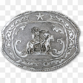 Rope Clipart Western Belt Buckle - Jm Bullion Silver Round, HD Png Download