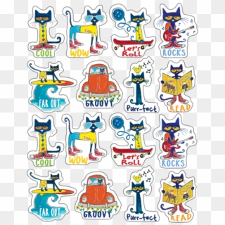 Pete The Cat Stickers, HD Png Download