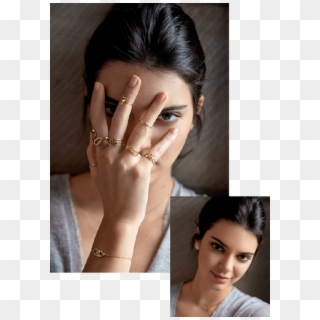 Kendall Jenner Fronts Ippolita's Fall 2017 Campaign - Kendall Jenner Ring Gold, HD Png Download