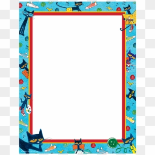 Tcr 63940 Pete The Cat Computer Paper - Picture Frame, HD Png Download