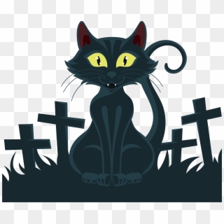 Vector Cats Wild Cat - Black Cat, HD Png Download