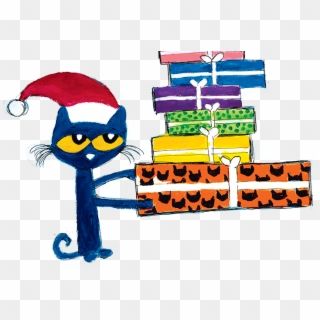 Take Turns Clipart - Pete The Cat Christmas Clipart, HD Png Download