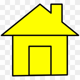 Yellow House Cliparts, HD Png Download