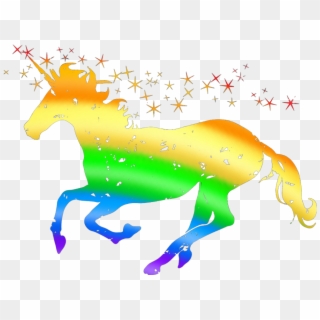 #rainbow #unicorn #rainbowunicorn - Illustration, HD Png Download