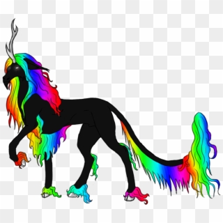 Black Unicorn Rainbow Clipart , Png Download - Unicorn Pictures Really Pretty, Transparent Png