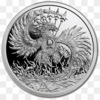 2018 Minimintage Mark Of The Beast 2oz Silver Shield - Coin, HD Png Download