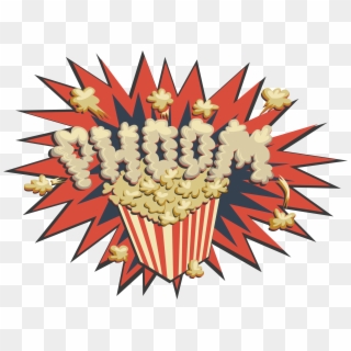 Explosion Clipart Popcorn - Illustration, HD Png Download