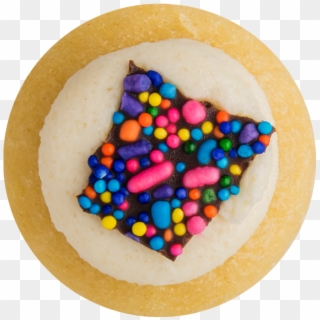 Italian Sprinkle Cookie Thumbnail Cupcake Flavor Overhead - Icing, HD Png Download