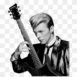 David Bowie With Guitar, HD Png Download