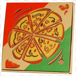 Printed Pizza Boxes - Pizza Box, HD Png Download