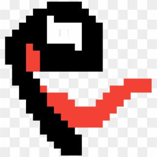 Venom - Realistic Heart Pixel Art, HD Png Download