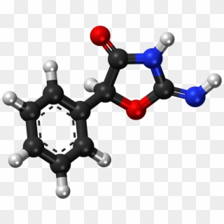 Pemoline Ball And Stick Model - Amphetamine Molecule, HD Png Download