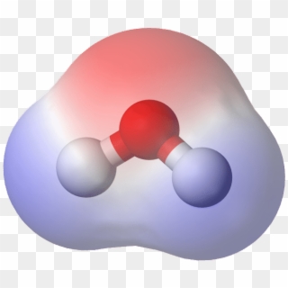 Hydrogen Bond Read - Water Molecule Electron Density, HD Png Download